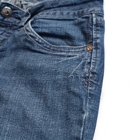 AuthenticY2K Bongo Tokyo Low Rise Bootcut Jeans Size 7 Stretch Denim 2000s Style - Picture 9 of 15